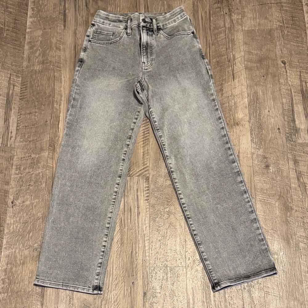 Express ‘Straight Ankle Highrise Flexx Hyper Stre… - image 1